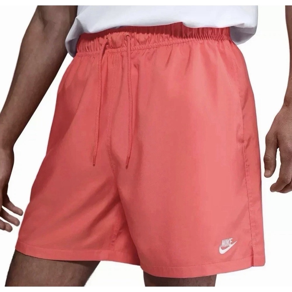 NEW Nike Men's Medium Club 6'' Woven Flow Shorts FN3307-814 Magic Ember $60
